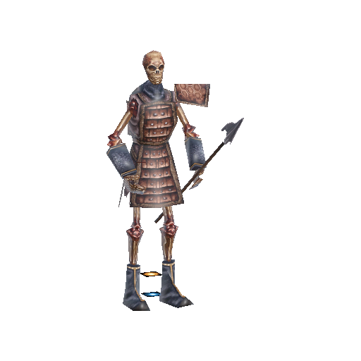 Skeleton Spear Man